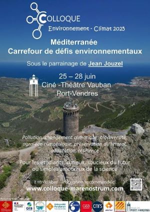 Colloque Environnement-Climat 25-28 juin 2025 Port-Vendres